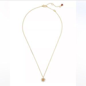 Kate Spade Dazzling Daisy Enamel and Glass Pendant Necklace NWT